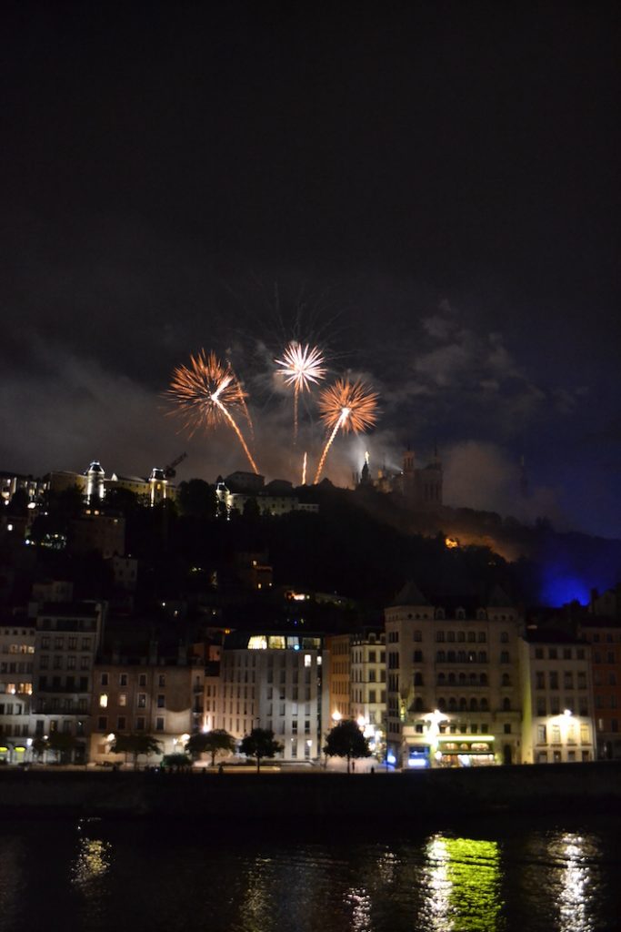 feu d'artifice a lyon