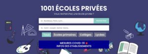 capture d'écran site 1001 écoles privées