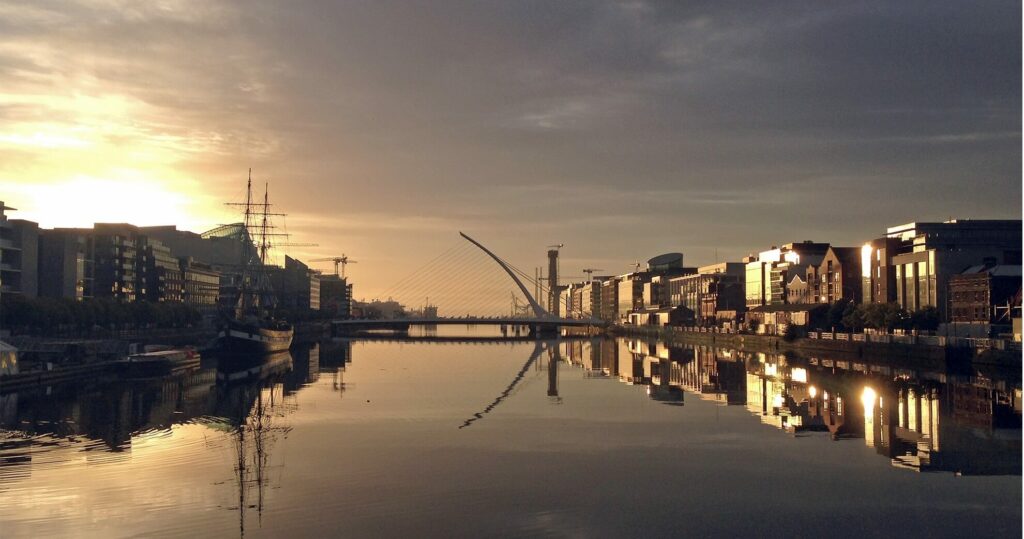 vue sur le campus de dublin