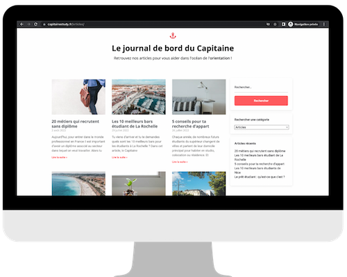 site internet capitaine study