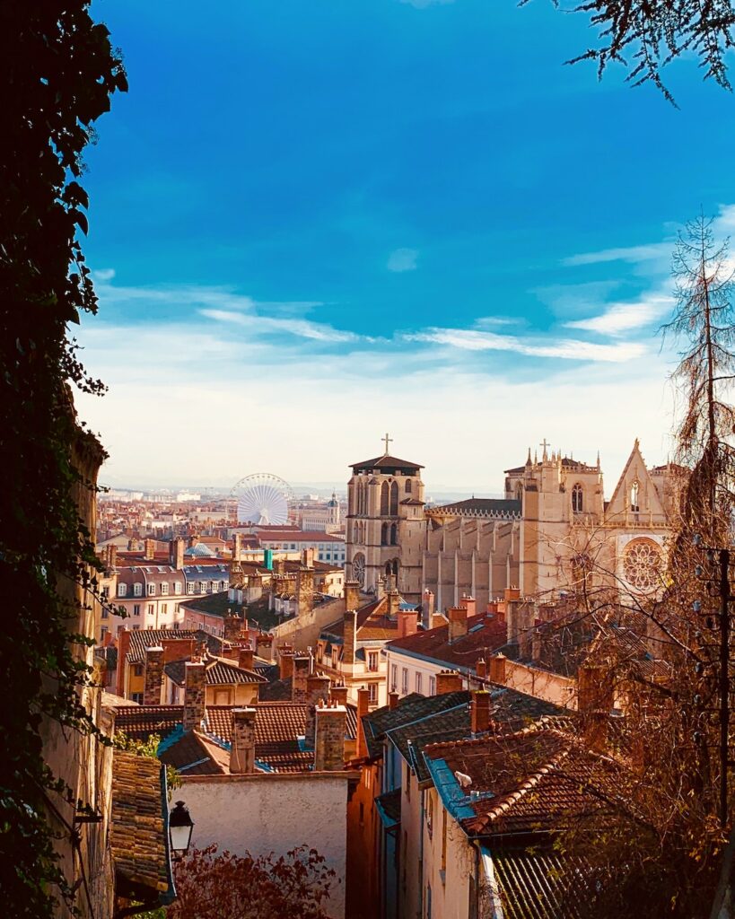 vue sur la ville de lyon