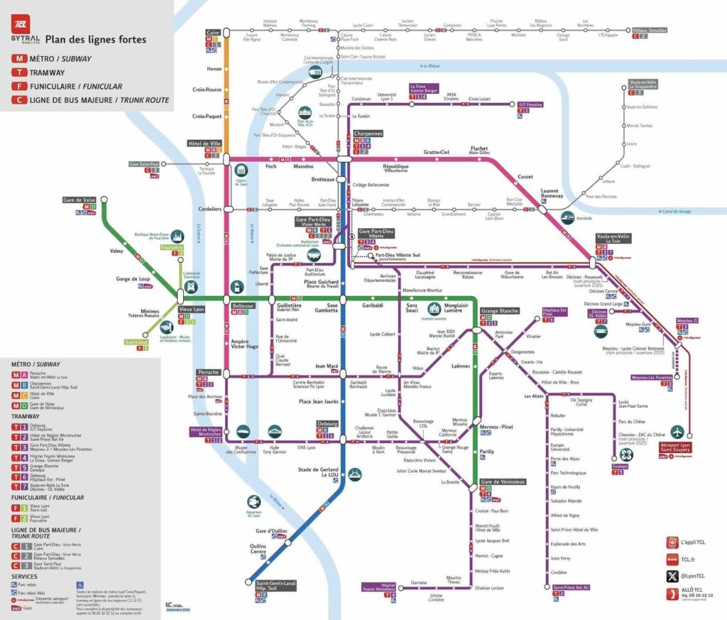 plan transport Lyon