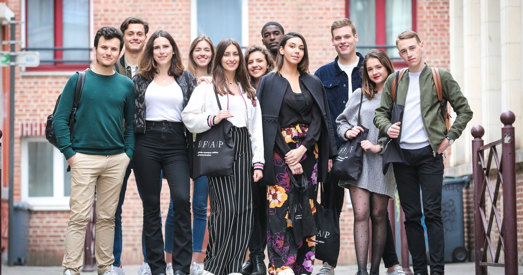 etudiants à l'efap lille